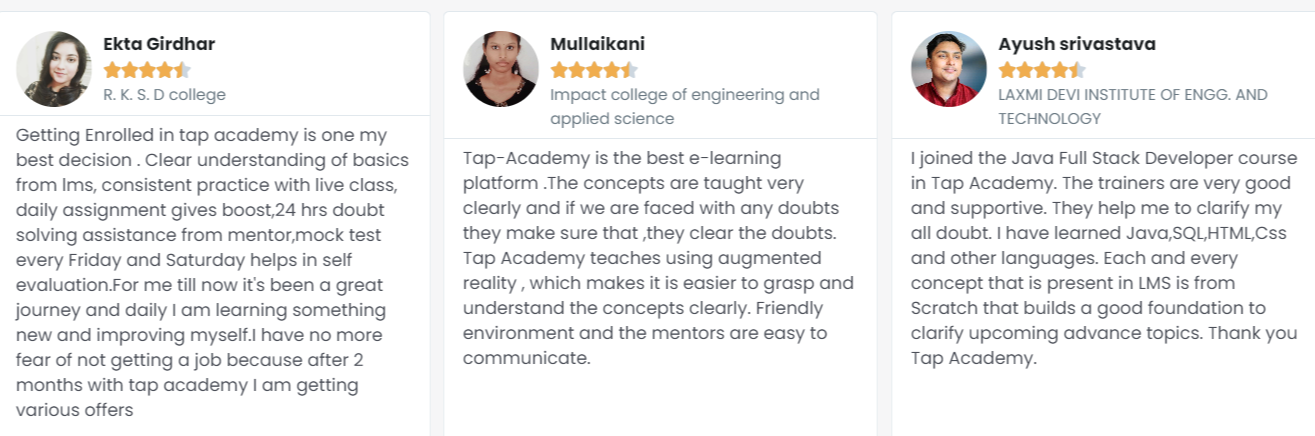 Student Review